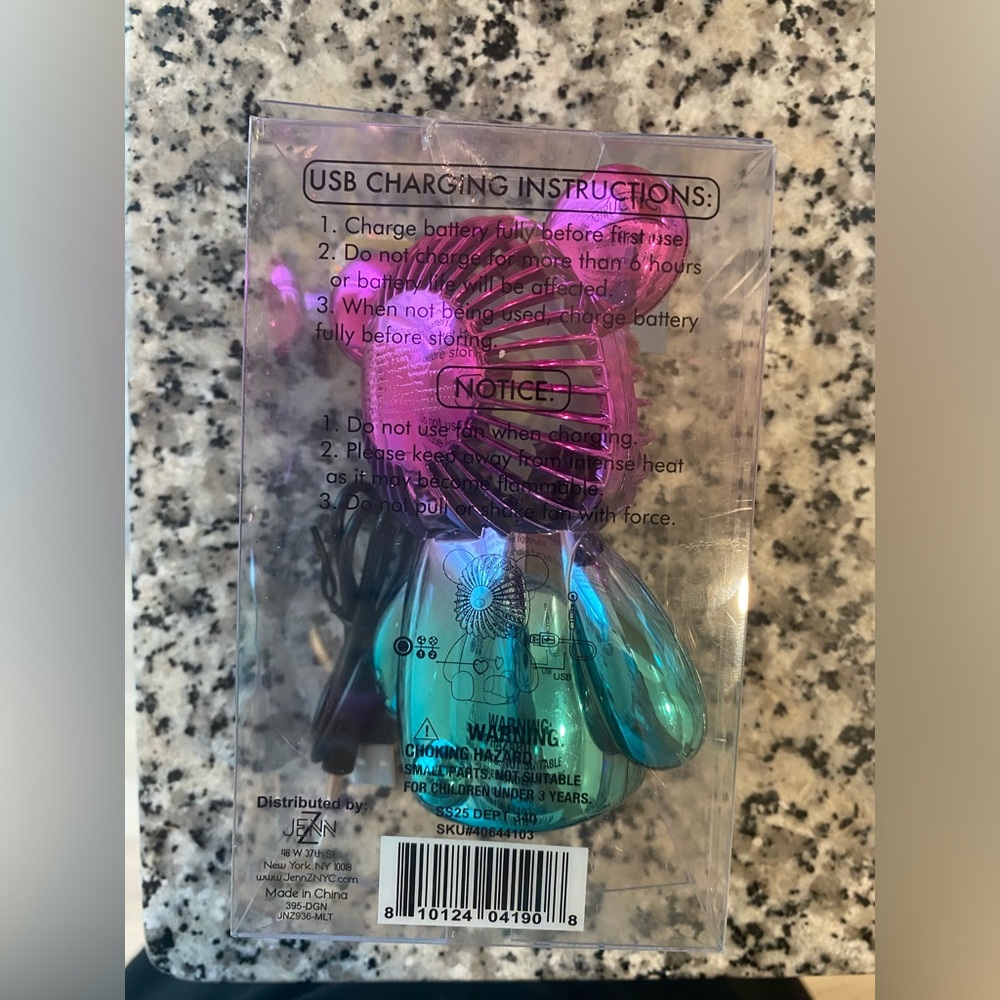 Ombré Teddy Bear Fan Mini - Picture 5 of 6